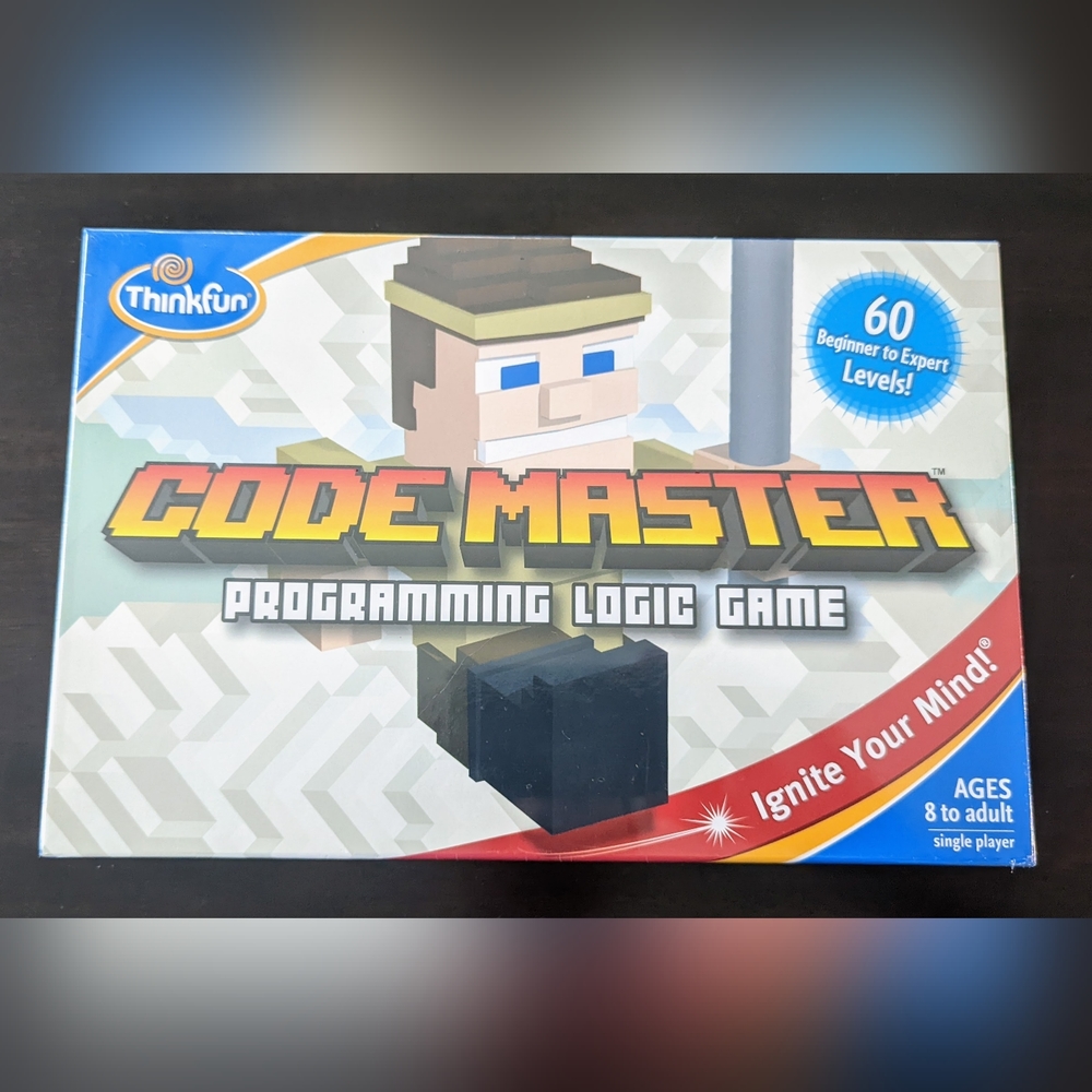 Minecraft ThinkFun Code Master Programming Logic Board Game From 2015 New Sealed